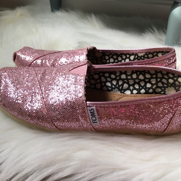 Sparkle Pink Toms - Picture 6 of 6